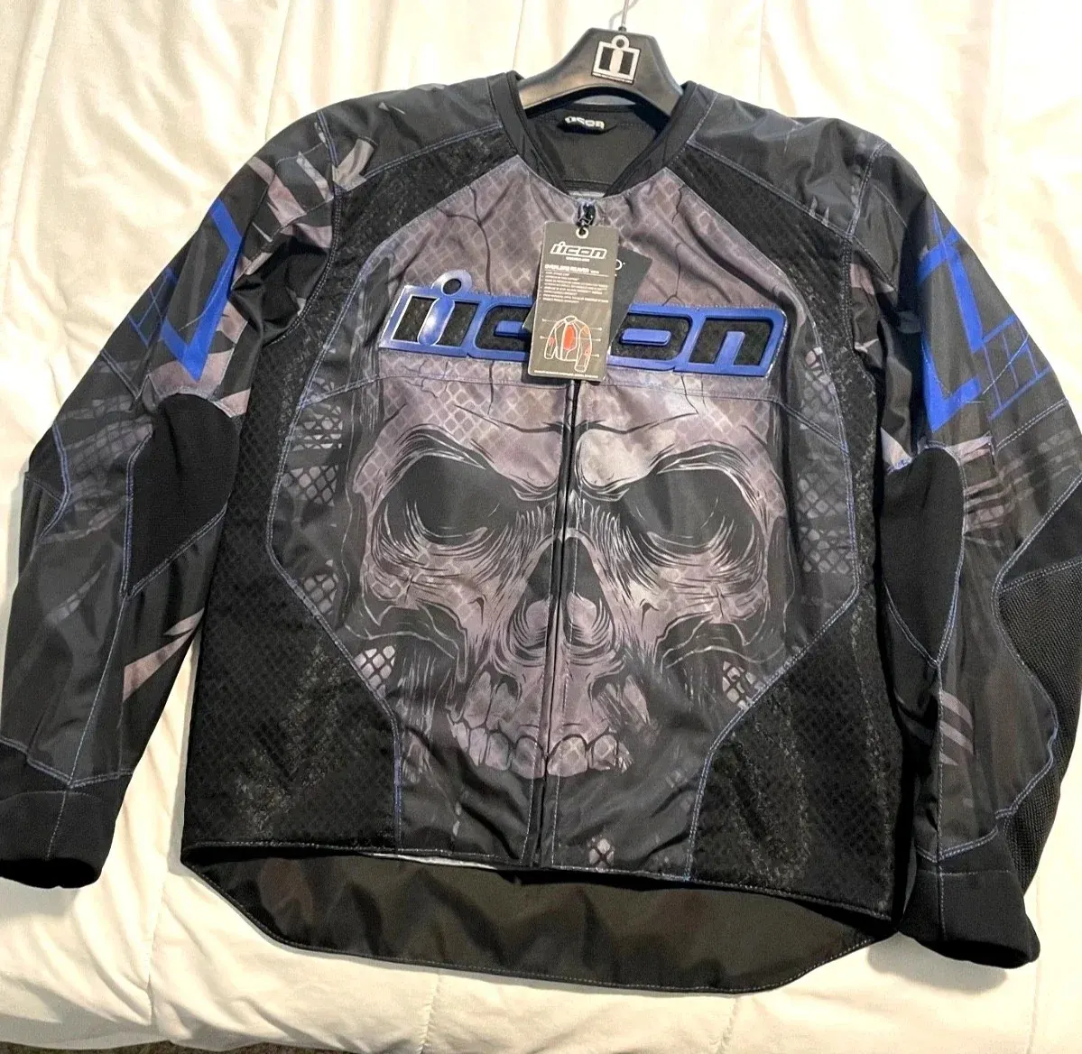 Мотокуртка ICON Overlord Reaver Skull, D3O, оригинал (США) Арт 15-2 б/у, лот 15-2