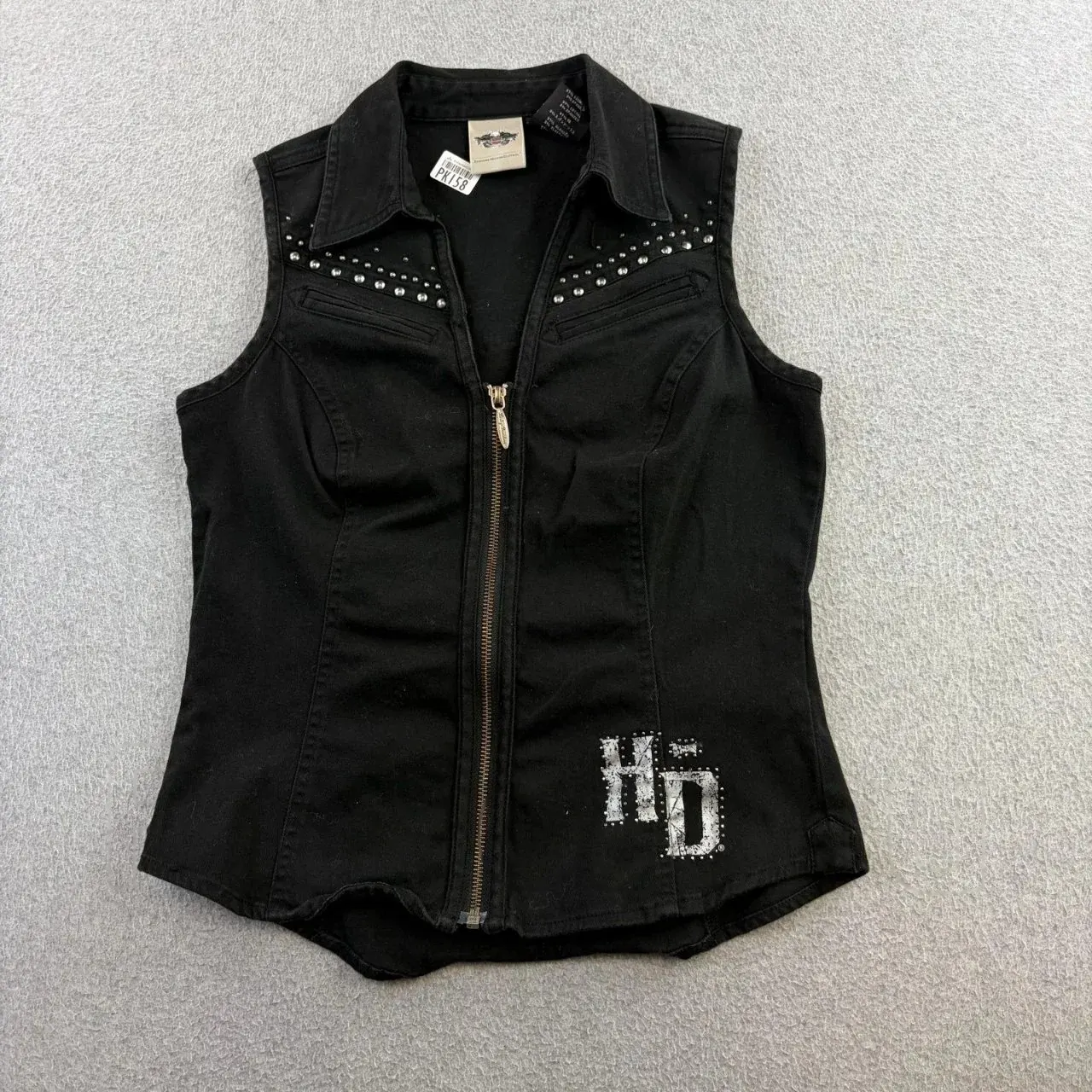Женский жилет Harley-Davidson, оригинал Арт 15-8 б/у, лот 15-8