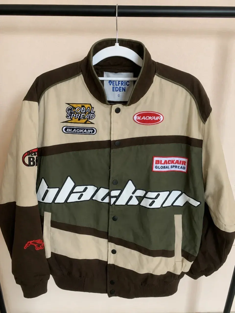 Blackair Motorsports: винтажная куртка в стиле old school Арт 16-8 б/у, лот 16-8