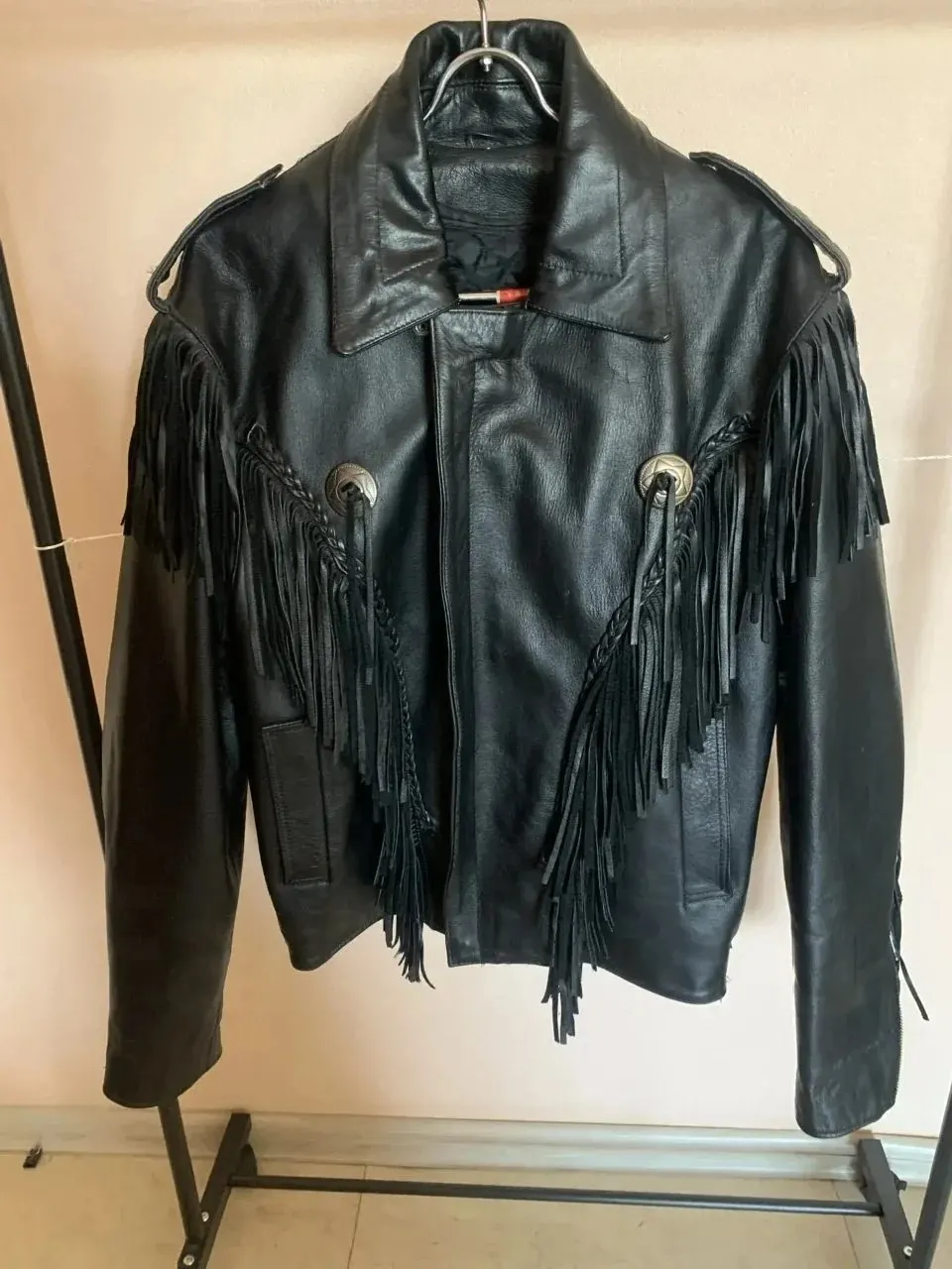 Кожаная мотокуртка Interstate Leathers. Арт 40-2 б/у, лот 40-2б